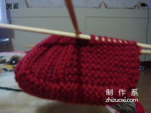 Wool knitted baby shoes hook knitting method