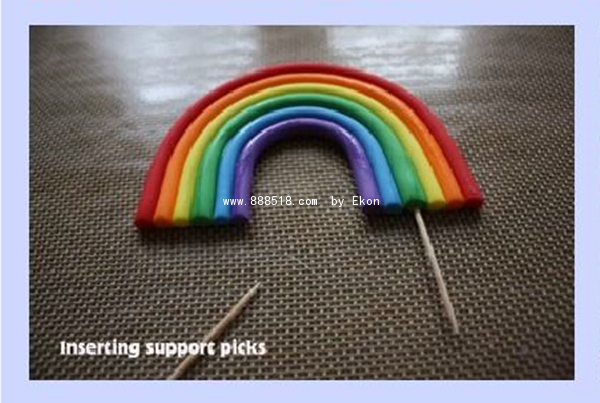 Beautiful six-color rainbow, Tao Finger Art teaches you how to make it with soft clay