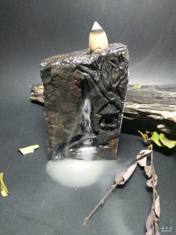 Ordinary stone hand carving. Hand carving stone carving method for making natural stone incense holder.