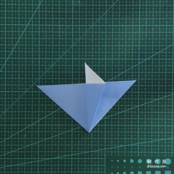 Michelle Fung short-hair girl avatar origami picture step-by-step tutorial