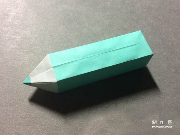 Simple and creative pencil origami picture step tutorial