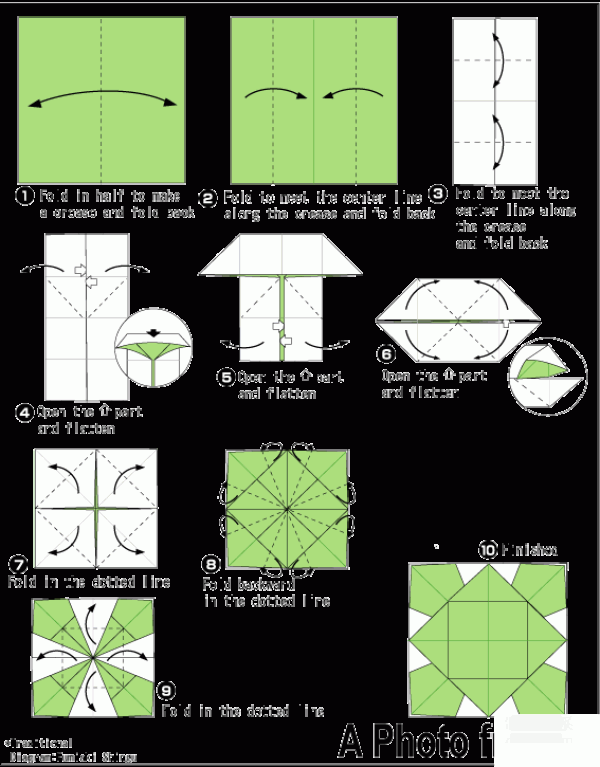 Photo Frame Photo Frame Album Origami Method