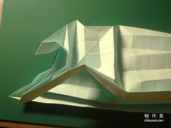 Cartoon three-dimensional cute version of Hatsunes handmade origami tutorial with detailed explanation of origami pictures