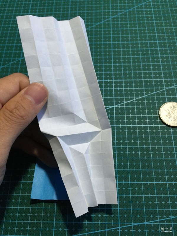 Real-life tutorial on origami Chirulian with complex origami cartoon characters