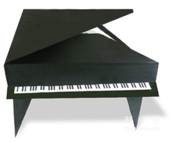 How to make origami grand piano