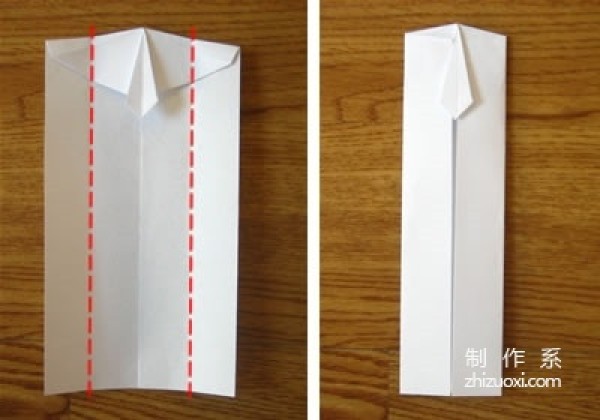 Detailed tutorial on how to make a small shirt using dollar origami