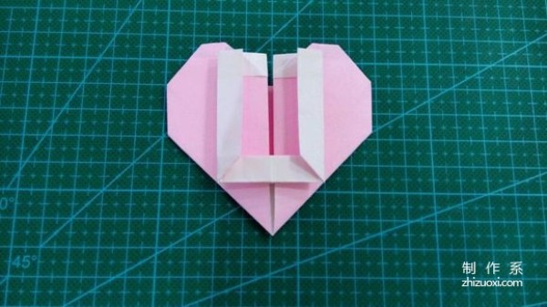 Illustrated tutorial on how to fold a confession love origami letters LOVE