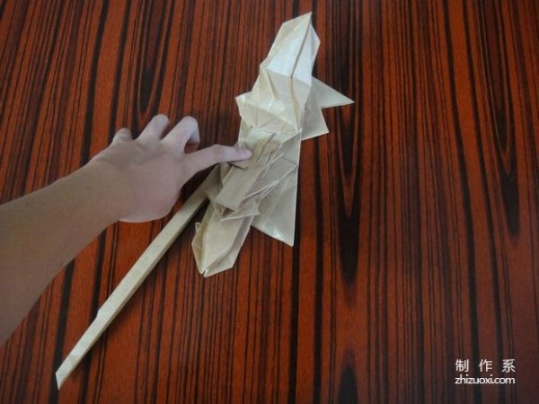 Detailed explanation of origami pictures of origami red-haired Shakugan Shana anime cartoon anime characters