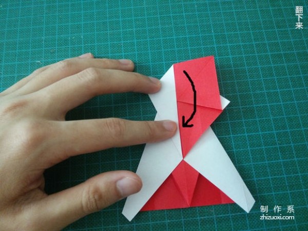 Simple Christmas Crane Origami Illustration Complete Tutorial