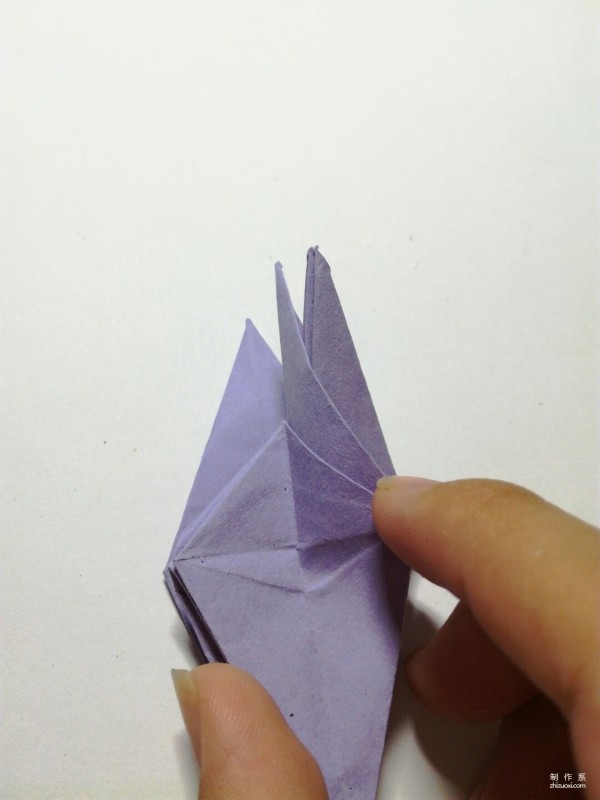 How to fold the three-headed paper crane, teach you how to fold the super weird three-headed paper crane using colored paper