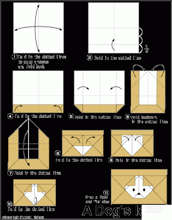 How to Origami a Puppy Envelope for Kids