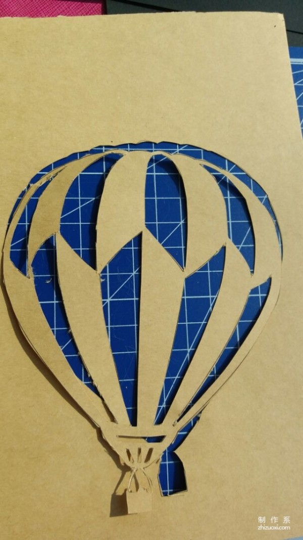 How to carve handmade paper hot air balloon patterns