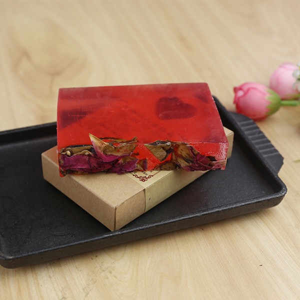 Rose handmade soap pure plant handmade DIY natural handmade soap