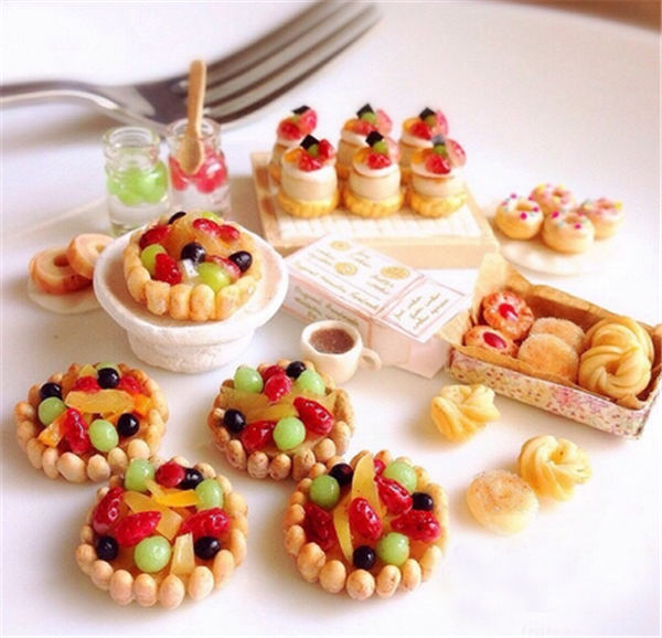 Creative handmade DIY production of super realistic mini clay food toys