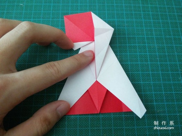 Simple Christmas Crane Origami Illustration Complete Tutorial