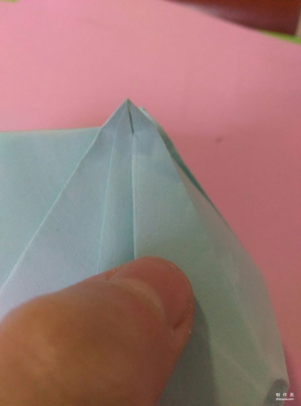 Simple DIY origami method for cute hippopotamus