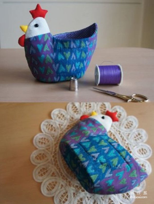 Use discarded fabrics to DIY creative handmade chicken storage boxes that are simple and practical for home use.