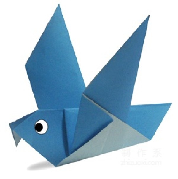 How to make origami cute little bird