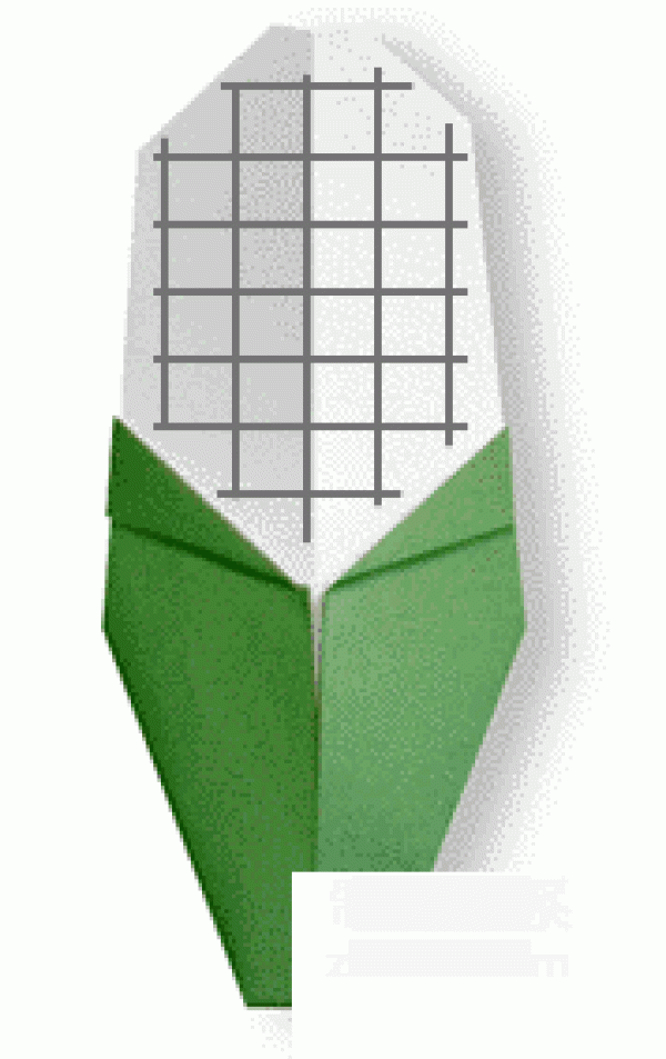 Corn origami method