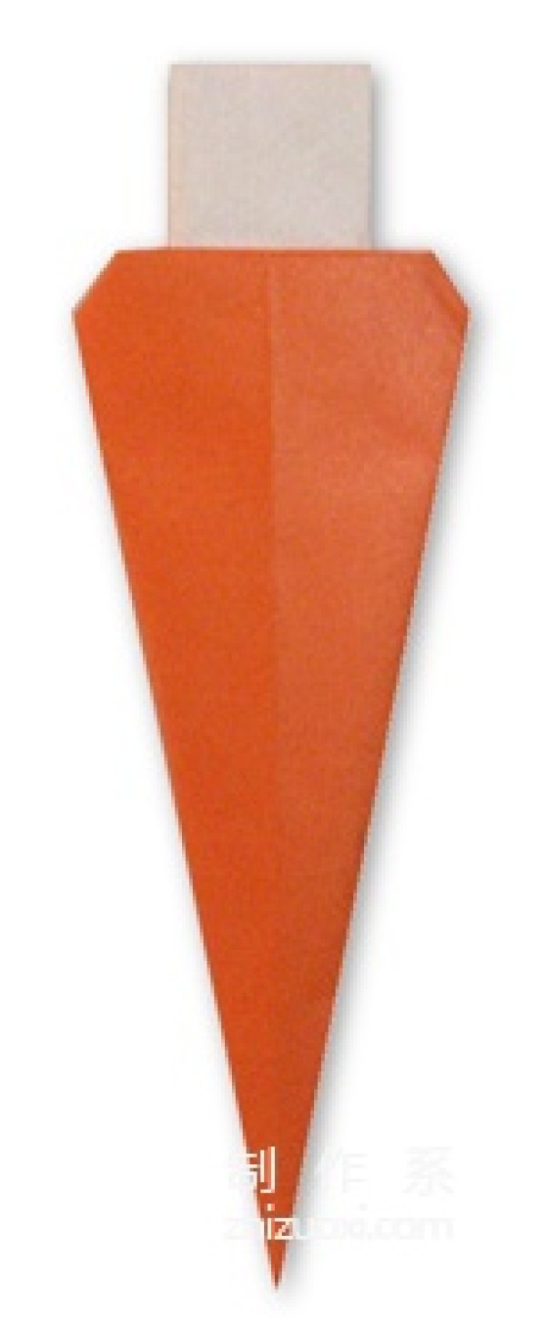 Carrot origami method