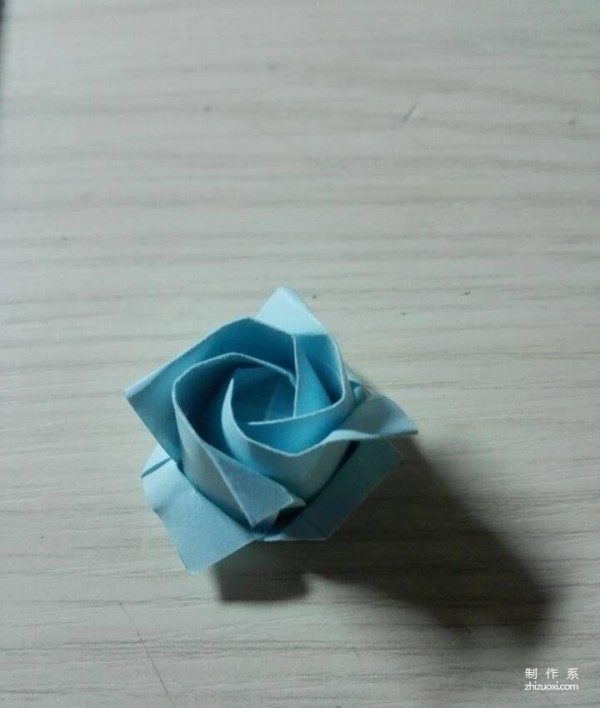 How to fold a wine glass rose, simple origami method of a wine glass rose