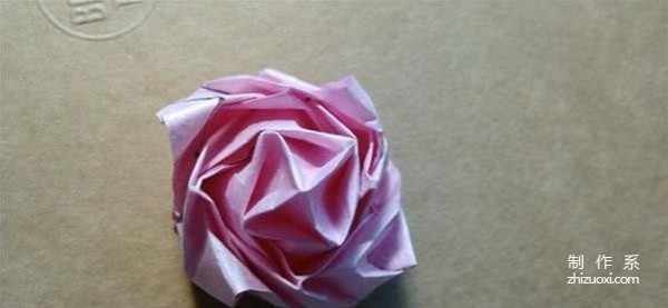 How to fold Hirundine paper rose, H.r rose handmade origami illustrated tutorial