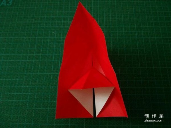 Simple Christmas Crane Origami Illustration Complete Tutorial