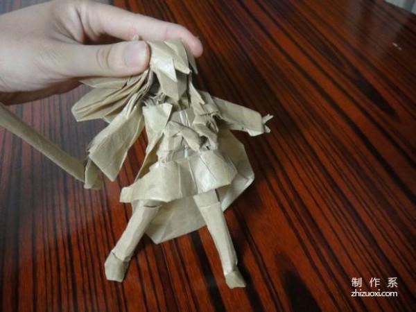 Detailed explanation of origami pictures of origami red-haired Shakugan Shana anime cartoon anime characters