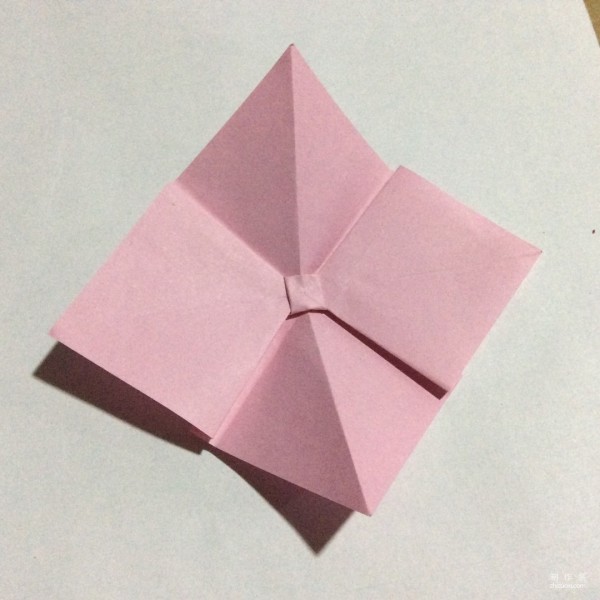 Very simple bow origami method illustrated tutorial