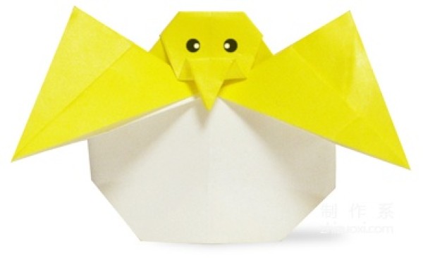 Origami method for hatching chicks