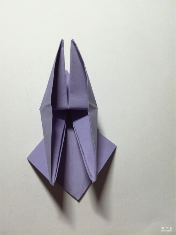 How to fold the three-headed paper crane, teach you how to fold the super weird three-headed paper crane using colored paper