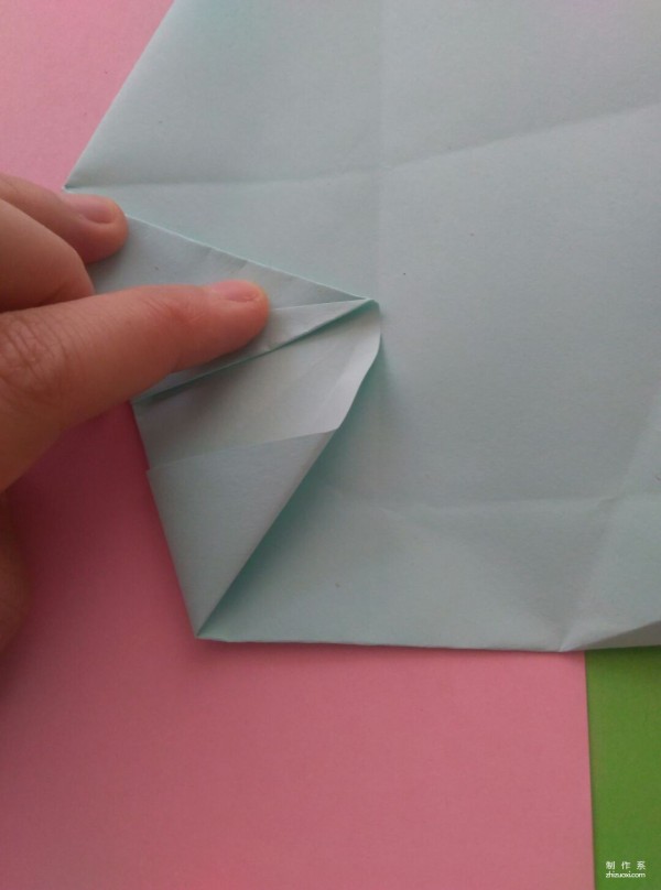 Simple DIY origami method for cute hippopotamus