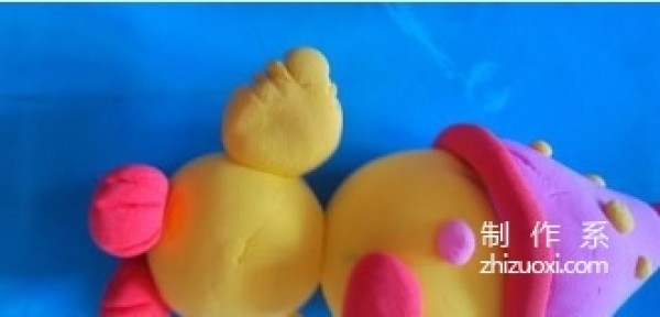 DIY soft clay clay handmade method of making little yellow duck clay