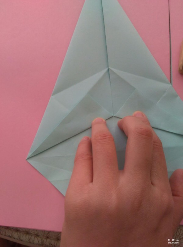 Simple DIY origami method for cute hippopotamus