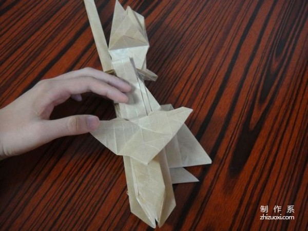 Detailed explanation of origami pictures of origami red-haired Shakugan Shana anime cartoon anime characters