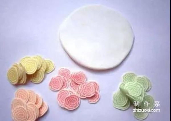 Simple DIY handmade patterned soft clay earrings pendant soft clay handmade tutorial