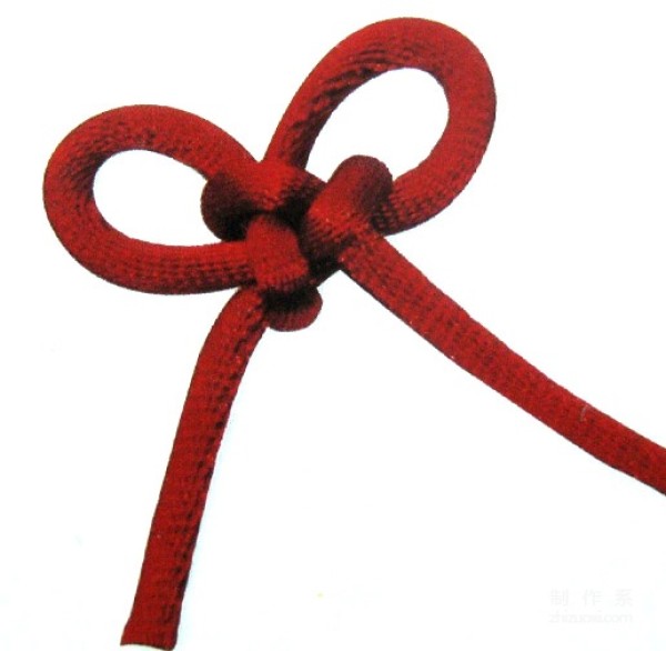 Illustrated tutorial on how to tie a double loop knot