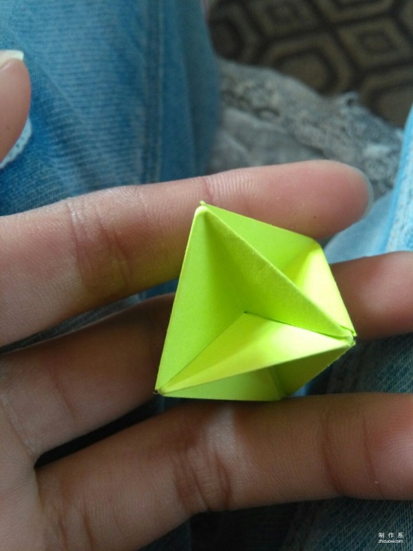 Simple origami of small nails, special origami method of paper stars