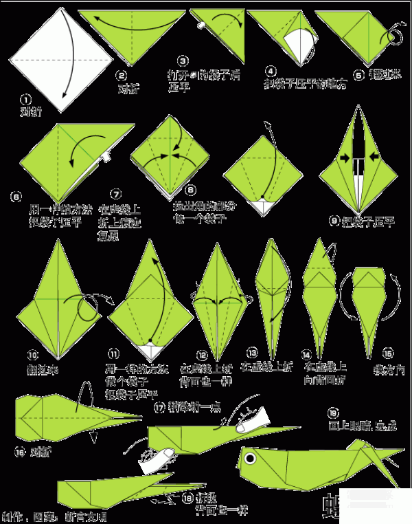 Locust origami method