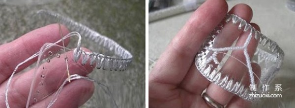 Use mineral water bottles to make beautiful DIY embroidered beaded bracelets