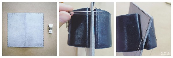 Making Wallet Vegetable Tanned Leather Long Wallet