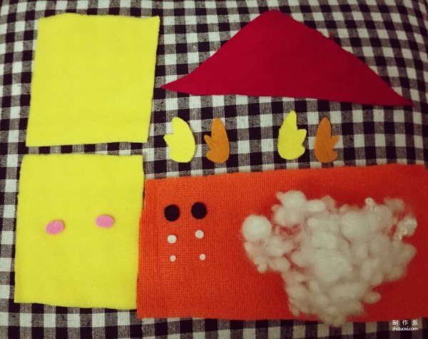 Make a cute little yellow chicken doll with handmade fabric DIY