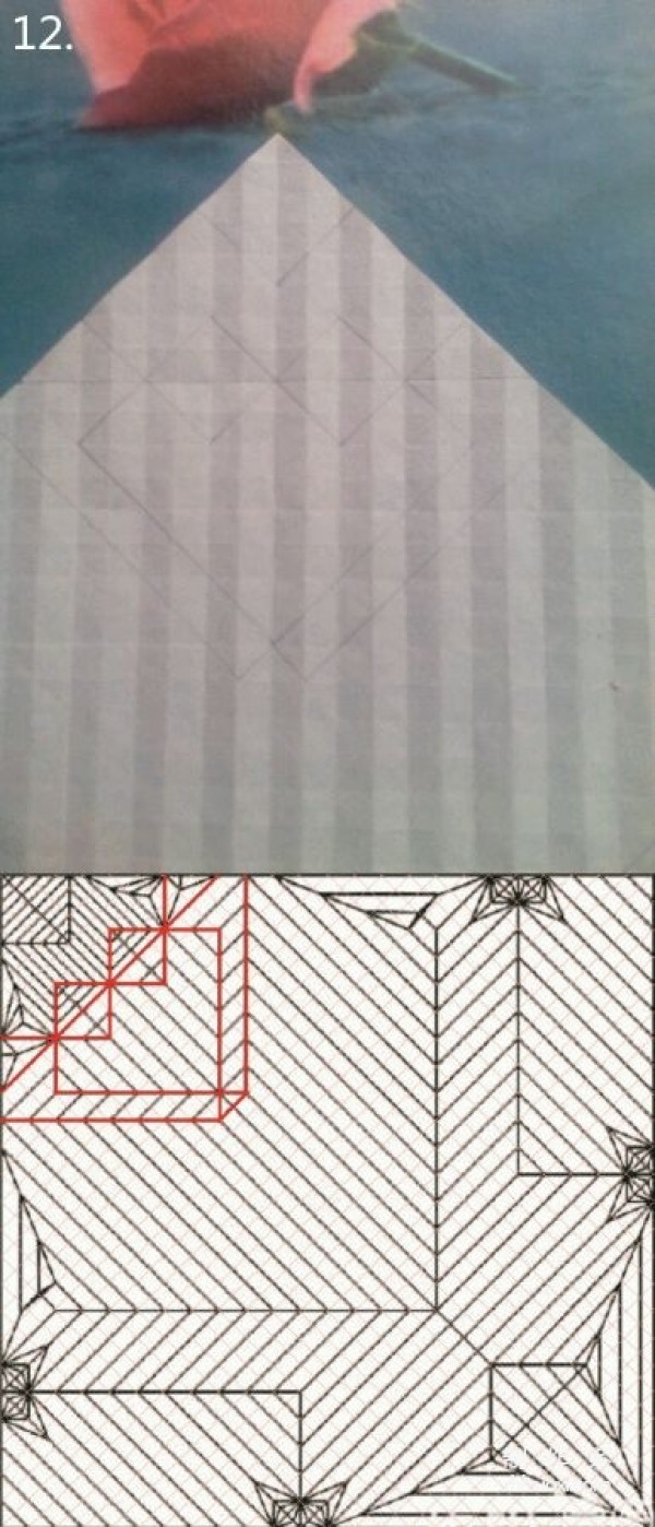 Tutorial on three-dimensional origami method by Japans Tetsuji Kamiya Ryujin