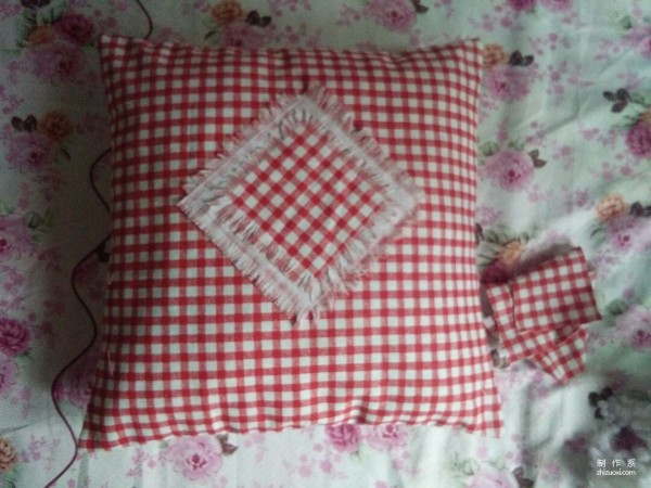 Making handmade fabric pillows, how to make handmade patchwork linen pillows