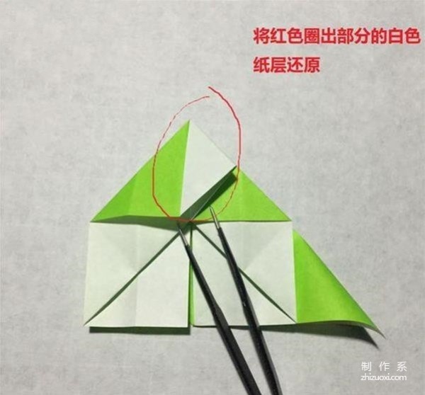 Super realistic animal origami DIY illustration of paper frog origami method