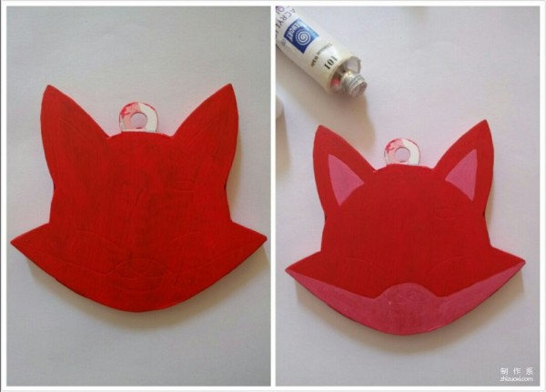 DIY method of making little fox’s paper quilling paper