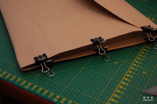 Leather document bag making tutorial