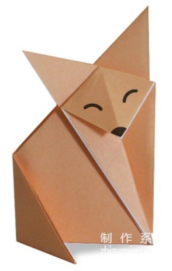 How to make origami cute fox