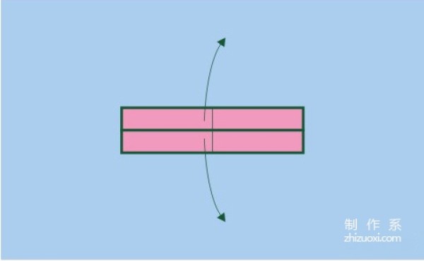 Illustrated tutorial on the origami method of the English capital letter O