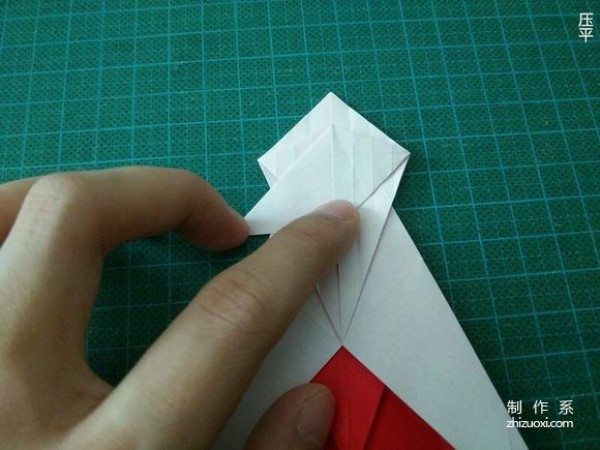 Simple Christmas Crane Origami Illustration Complete Tutorial